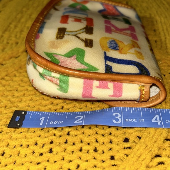 Vintage Dooney & Bourke Coated Canvas Pouch - Picture 7 of 16